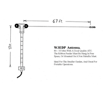 Load image into Gallery viewer, W3EDP HF Multiband HF Antenna / Aerial 80-10 Metres Antenna Base Station W3EDP
