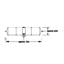 Load image into Gallery viewer, DIAMOND WD330S HF Terminated Folded Dipole Antenna / Aerial 2 to 28.6 MHz Antenna Base Station DIAMOND