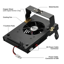 Load image into Gallery viewer, XIEGU G90-H1 Holder and Cooling Fan Bracket For Xiegu G90 Amateur Radio Transceivers XIEGU
