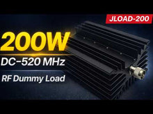 Load and play video in Gallery viewer, JNC RADIO JLOAD-200PL RF Dummy Load 200 Watts DC-520MHz With PL259 UHF Plug RF Dummy Load JNC RADIO