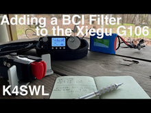 Load and play video in Gallery viewer, K9DP QRP BCI (Broadcast Interference) Filter for HF - BNC-F to BNC-F Ferrite Filter K9DP