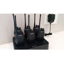 Load image into Gallery viewer, 6x Baofeng BF-5C 2 WATT UHF PRS CB Walkie Talkies - 16 Channels & 6-way Charger UHF PRS Hand Helds BAOFENG