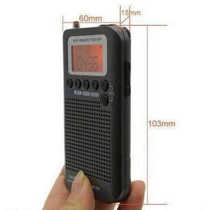 TECHOMAN Aircraft Band Radio Receiver VHF AIR/FM/AM/CB/VHF/SW ** GREY ** Radio Receiver TECHOMAN   