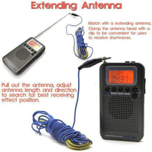 Load image into Gallery viewer, TECHOMAN Aircraft Band Radio Receiver VHF AIR/FM/AM/CB/VHF/SW ** GREY ** Radio Receiver TECHOMAN