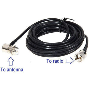 TECHOMAN VHF / UHF Base SG-M507 Antenna for 144 MHz and 430 MHz Bands - 20 Metre Coax  TECHOMAN   
