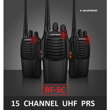Load image into Gallery viewer, 3x Baofeng BF-5C 2 WATT UHF PRS CB Walkie Talkies - 16 Channels UHF PRS Hand Helds BAOFENG