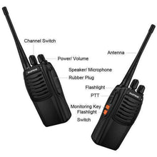 Load image into Gallery viewer, 12x Baofeng BF-5C 2 WATT UHF PRS CB Walkie Talkies - 16 Channels & 6-way Charger UHF PRS Hand Helds BAOFENG