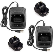 Load image into Gallery viewer, Mini Bundle Pair (2x) Baofeng BF-5C 2 WATT UHF PRS CB Walkie Talkies 16 Channels UHF PRS Hand Helds BAOFENG