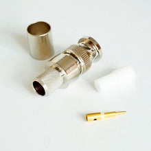 Load image into Gallery viewer, TECHOMAN BNC Male Crimp Plug for RG-8 RG213 LMR400 SLMR400 Coaxial Cable TECHOMAN