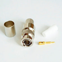 Load image into Gallery viewer, TECHOMAN BNC Male Crimp Plug for RG-8 RG213 LMR400 SLMR400 Coaxial Cable TECHOMAN