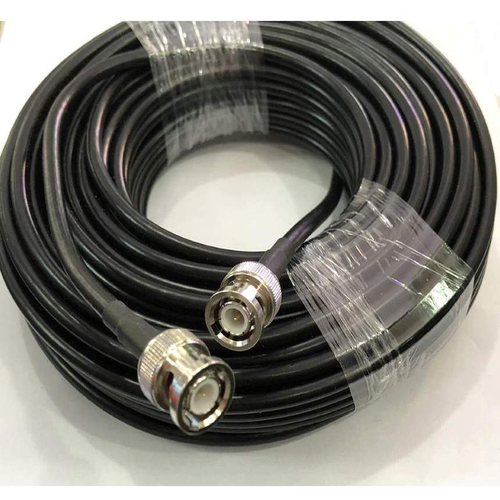 TECHOMAN RF Coaxial Cable with BNC Plug to BNC Plug 50 Ohm Coax - 15 Metres Antenna Accessories TECHOMAN   