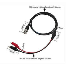 Load image into Gallery viewer, TECHOMAN Oscilloscope Meter Test Crocodile Clips - Red and Black Oscilloscope Accessories TECHOMAN