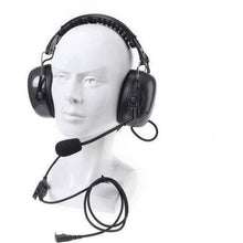 Load image into Gallery viewer, TECHOMAN Headphone / Earmuffs with Noise Cancelling Microphone - Motorola 2-pin Communication Radio Accessories BAOFENG