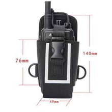 Load image into Gallery viewer, Nylon Belt / Carry Case with Reflective Strip Cover for Walkie Talkie Radios  TECHOMAN