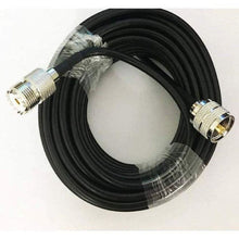 Load image into Gallery viewer, TECHOMAN RF Coaxial Cable with PL259 and SO239 50 Ohm Coax - 5 Metres Antenna Accessories TECHOMAN   
