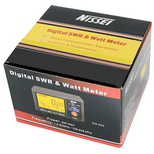Load image into Gallery viewer, NISSEI DG-503 SWR  / RF Test Meter HF ~ VHF ~ UHF 1.6~60MHz and 125~525MHz Antenna SWR Meter NISSEI