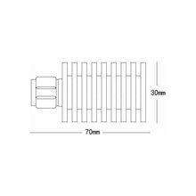 Load image into Gallery viewer, TECHOMAN Dummy Load 50 Ohm, 25 Watt, DC to 3GHz - Ham, Amateur Radio or CB. RF Dummy Load TECHOMAN
