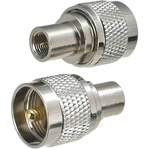 TECHOMAN FME Male Plug to PL259 Male Plug Joiner / Connector / Adaptor / Adapter  TECHOMAN   