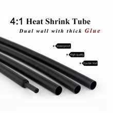Load image into Gallery viewer, TECHOMAN Heatshrink Tubing with Glue Lining 4:1 - 8mm Diameter 1.22 Metres Antenna Patch Cables TECHOMAN