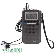 Load image into Gallery viewer, TECHOMAN Aircraft Band Radio Receiver VHF AIR/FM/AM/CB/VHF/SW ** GREY ** Radio Receiver TECHOMAN