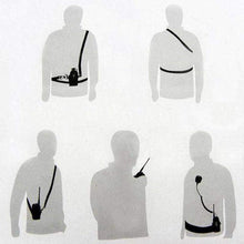 Load image into Gallery viewer, 6x TECHOMAN Walkie Talkie Belt Pouch Covers - Black Baofeng Accessories TECHOMAN