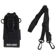Load image into Gallery viewer, TECHOMAN Walkie Talkie Belt Pouch Cover for Baofeng and Other Models - Black Radio Belt Pouches TECHOMAN