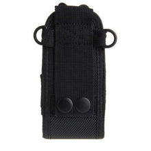 Load image into Gallery viewer, TECHOMAN Walkie Talkie Belt Pouch Cover for Baofeng and Other Models - Black Radio Belt Pouches TECHOMAN