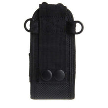Load image into Gallery viewer, 2x TECHOMAN Walkie Talkie Belt Pouch Covers - Black Radio Belt Pouches TECHOMAN