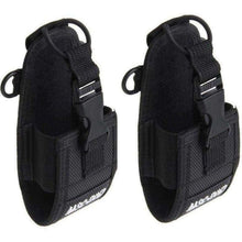 Load image into Gallery viewer, 2x TECHOMAN TM-9C Walkie Talkie Belt Pouch Covers - Black Radio Belt Pouches TECHOMAN
