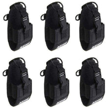 Load image into Gallery viewer, 6x TECHOMAN Walkie Talkie Belt Pouch Covers - Black Baofeng Accessories TECHOMAN
