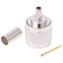 Load image into Gallery viewer, TECHOMAN N TYPE male Crimp Plug for RG58 Coaxial Cable TECHOMAN