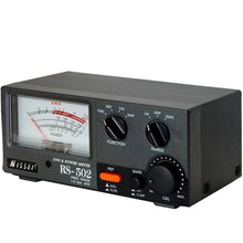 Load image into Gallery viewer, NISSEI RS-502 Analog Radio SWR  / RF Test Meter HF ~ VHF ~ UHF 1.8 to 525 MHz Antenna SWR Meter NISSEI   
