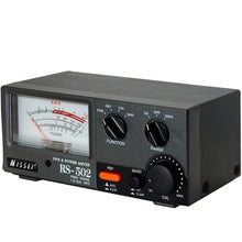 Load image into Gallery viewer, NISSEI RS-502 Analog Radio SWR  / RF Test Meter HF ~ VHF ~ UHF 1.8 to 525 MHz Antenna SWR Meter NISSEI
