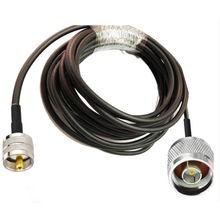 Load image into Gallery viewer, TECHOMAN Antenna / Aerial RG-58 Cable with N Plug to PL259 - 5 Metre Cable. Antenna Patch Cables TECHOMAN