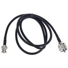 Load image into Gallery viewer, TECHOMAN Antenna / Aerial Patch Cable with PL259 and BNC Male - 1 Metre Cable Antenna Patch Cables TECHOMAN