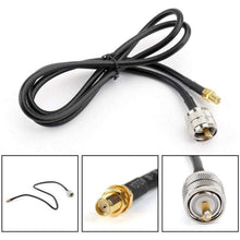 Load image into Gallery viewer, TECHOMAN Antenna / Aerial Patch Cable with PL259 and SMA Female for Radio - 1 Metre Cable Antenna Patch Cables TECHOMAN