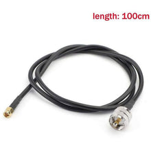 Load image into Gallery viewer, TECHOMAN Antenna / Aerial Patch Cable with PL259 and SMA Male for Radio - 1 Metre Cable Antenna Patch Cables TECHOMAN