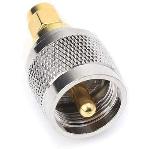 PL259 Male Plug to SMA Male Plug Joiner / Connector / Adaptor RF Adapter TECHOMAN   