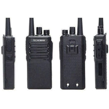 Load image into Gallery viewer, 2x (Pair) TECHOMAN TM-9C 2 WATT UHF PRS CB Walkie Talkies - 16 Channels UHF PRS Hand Helds TECHOMAN
