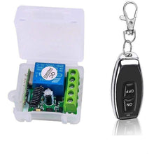 Load image into Gallery viewer, TECHOMAN 12V 1 Channel 433Mhz Wireless Remote Control Switch with 1 Transmitter Remote Controls TECHOMAN