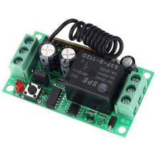 Load image into Gallery viewer, TECHOMAN 12V 1 Channel 433Mhz Wireless Remote Control Switch with 2 Transmitters Remote Controls TECHOMAN