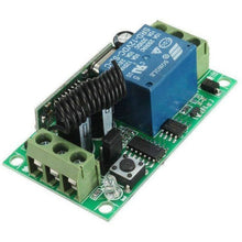 Load image into Gallery viewer, TECHOMAN 4x 12V 433Mhz Wireless Remote Receiver Switches with 1 Transmitter Remote Controls TECHOMAN