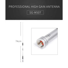 Load image into Gallery viewer, TECHOMAN Mobile Scanner Radio Antenna SG-M507 Dual Band 144/430MHz VHF/UHF Antenna Mobile TECHOMAN   
