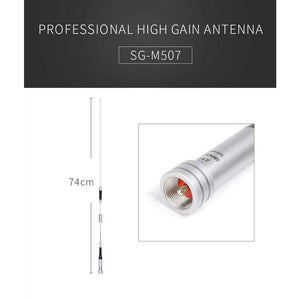 TECHOMAN Mobile Scanner Radio Antenna SG-M507 Dual Band 144/430MHz VHF/UHF Antenna Mobile TECHOMAN   