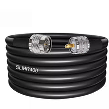 Load image into Gallery viewer, TECHOMAN SLMR400 Ultra Low Loss Antenna / Aerial RF Cable N-Plug to PL259 Plug - 15 Metres Antenna Patch Cables TECHOMAN