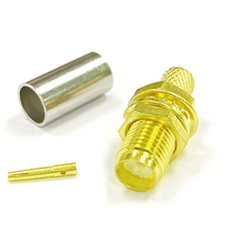 Load image into Gallery viewer, TECHOMAN SMA TYPE Female Crimp Socket for RG58 Coaxial Cable TECHOMAN