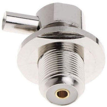 Load image into Gallery viewer, TECHOMAN SO239 Female Right Angle Antenna Base for RG58 Coaxial Cable RF Socket TECHOMAN