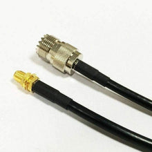 Load image into Gallery viewer, TECHOMAN Antenna / Aerial Patch Cable with SO239 and SMA Female for Radio - 1 Metre Cable Antenna Patch Cables TECHOMAN