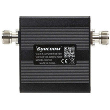 Load image into Gallery viewer, SURECOM SW-102 VSWR, SWR, Power & Frequency Meter VHF~UHF 125-525mhz with N Sockets Antenna SWR Meter SURECOM