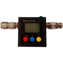 Load image into Gallery viewer, SURECOM SW-102 VSWR, SWR, Power & Frequency Meter VHF~UHF 125-525mhz with 2x PL259 RF Adaptors Antenna SWR Meter SURECOM